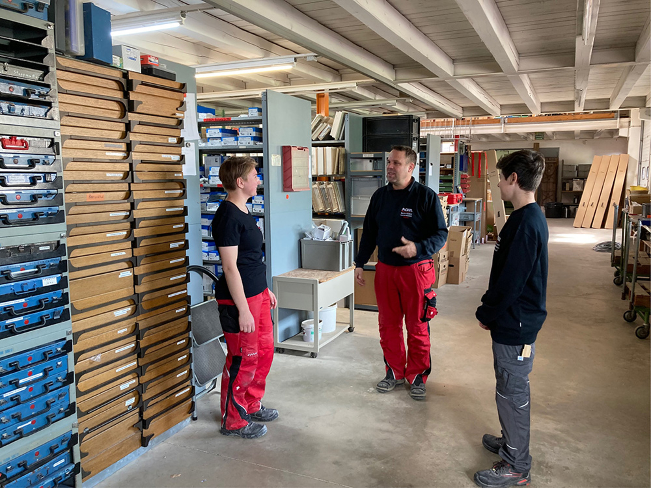 September 2021 - Onboarding der neuen Azubis bei Pickel Elektro- und Sanitär GmbH in Leutershausen